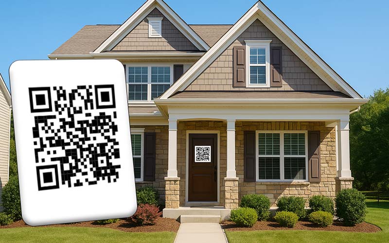 Timbre inteligente con código QR para casas y departamentos